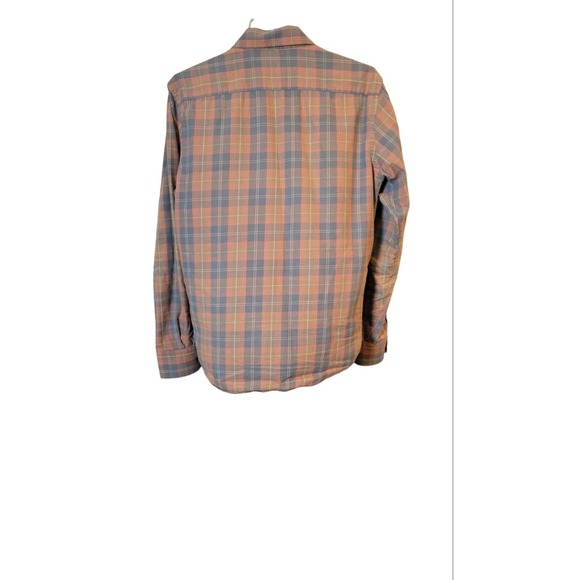 UntuckIt Dress Shirt Designer Plaid Slim Fit Long Sleeve Mens‎ Size Medium - Picture 2 of 6